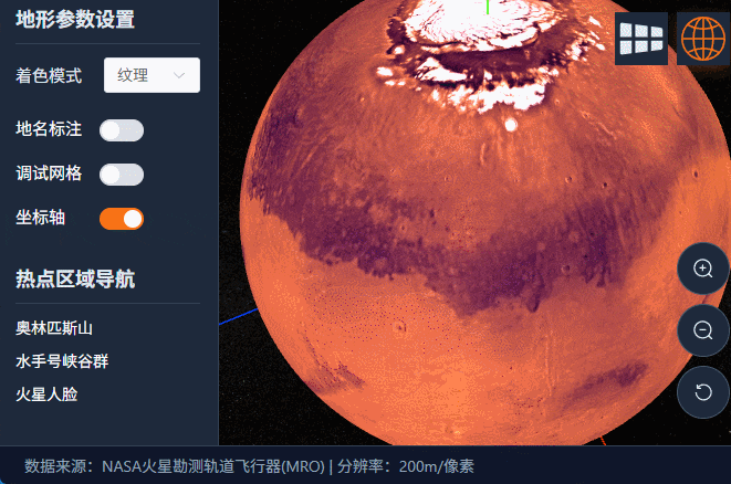 Terrain Quadtree Sphere